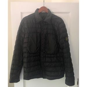 Stone Island men’s chest double pocket jacket